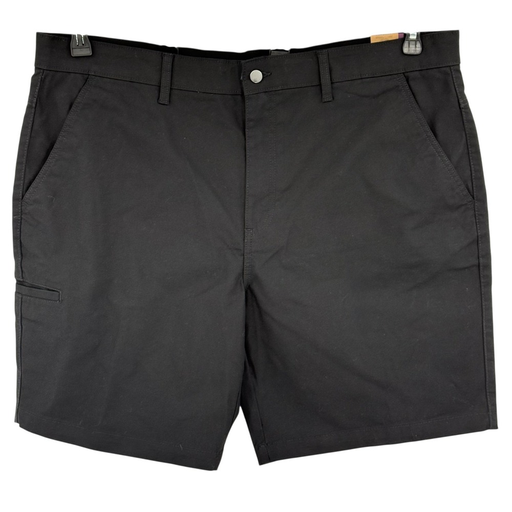 Brahma Men's Black Relaxed Fit Canvas Shorts Size 44 Casual 9" InseamNWT